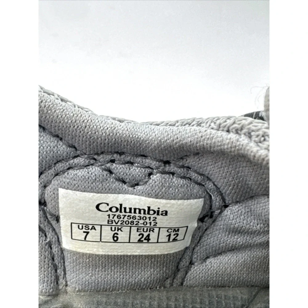 Columbia Kids Toddler Techsun Vent 24 Sandals Black Grey Water Shoes Size 7